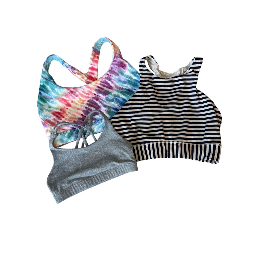 Athleta Sports Bra Multicolor Bundle Sizes Small, Medium and Athleta Girl Small
